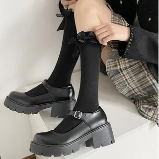Platform Chunky Heel Mary Jane Shoes | YesStyle Global