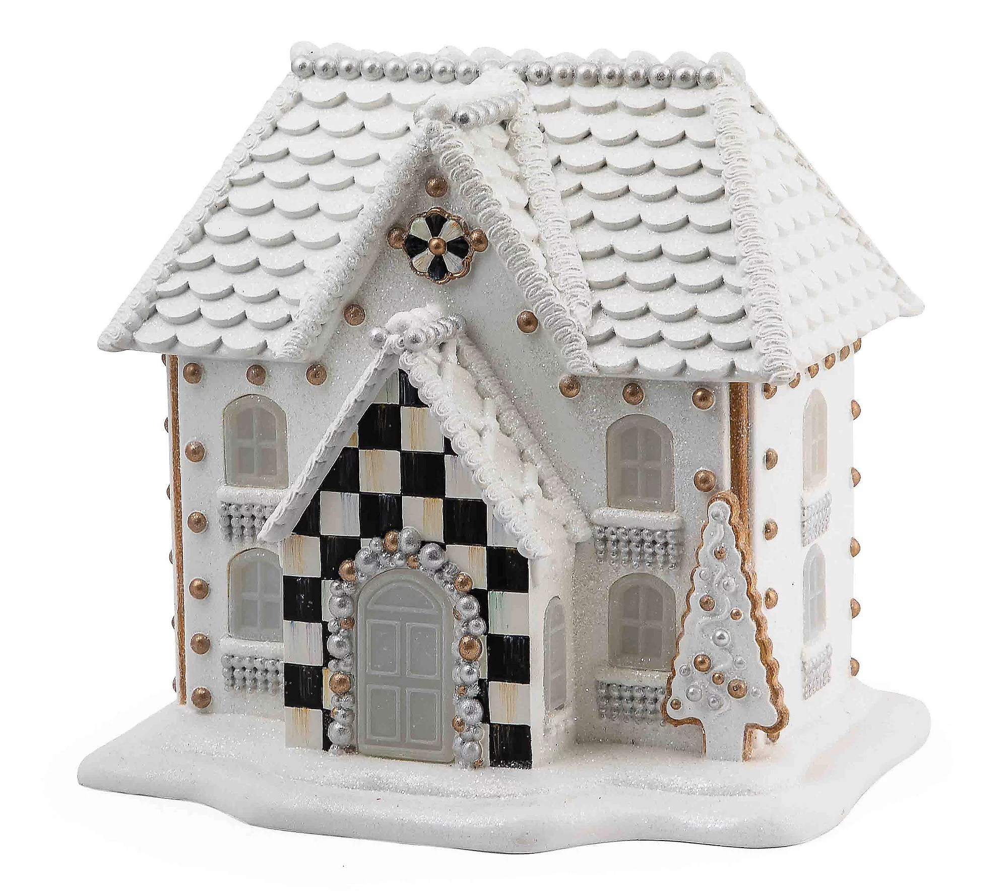 MacKenzie-Childs Gingerbread Illuminated House | QVC