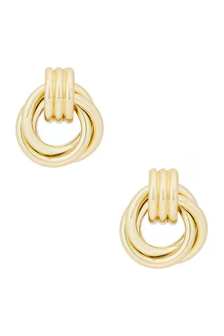 ANINE BING Triple Knot Earrings in Gold from Revolve.com | Revolve Clothing (Global)