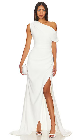 ELLIATT Isadora Gown in Ivory. - size XS | Revolve Clothing (Global)