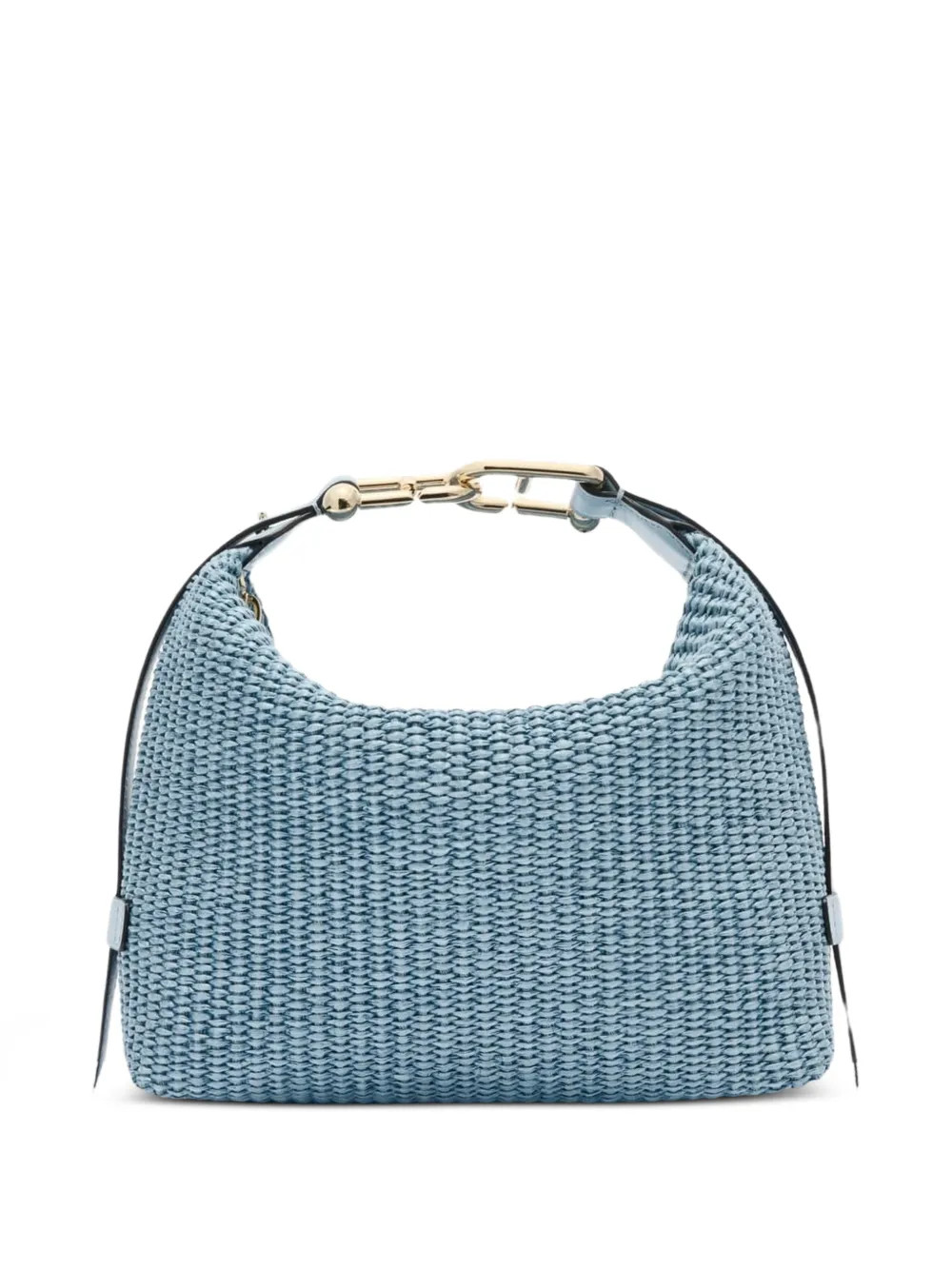 Furla Tonie Woven Shoulder Bag | Blue | FARFETCH IE | Farfetch Global