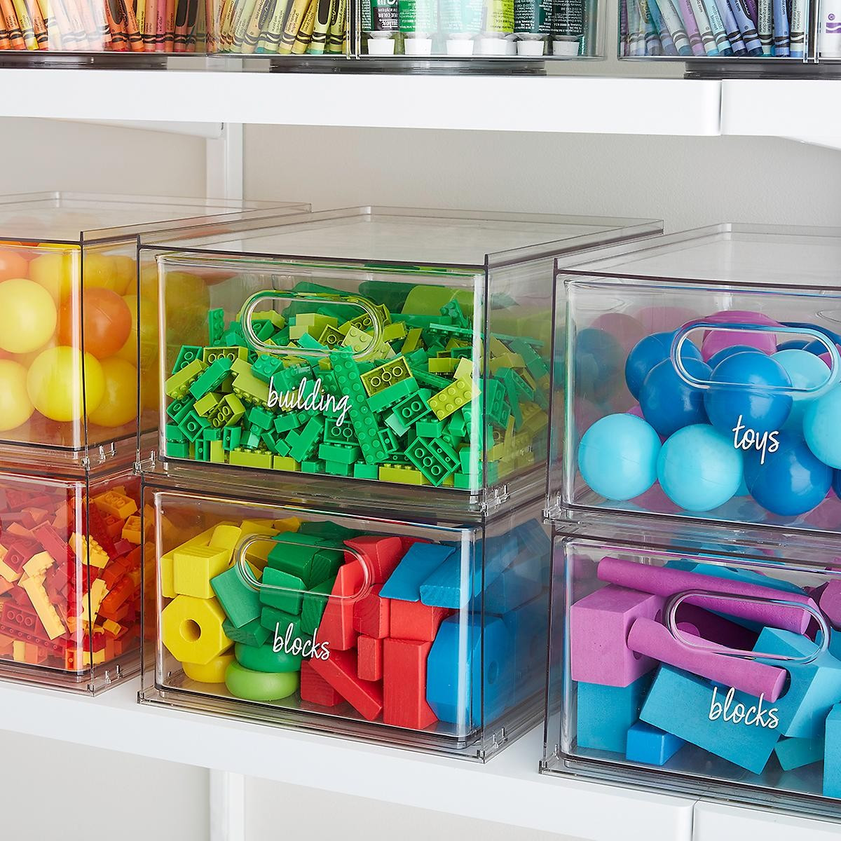 THE HOME EDIT Stackable Drawer Clear | The Container Store