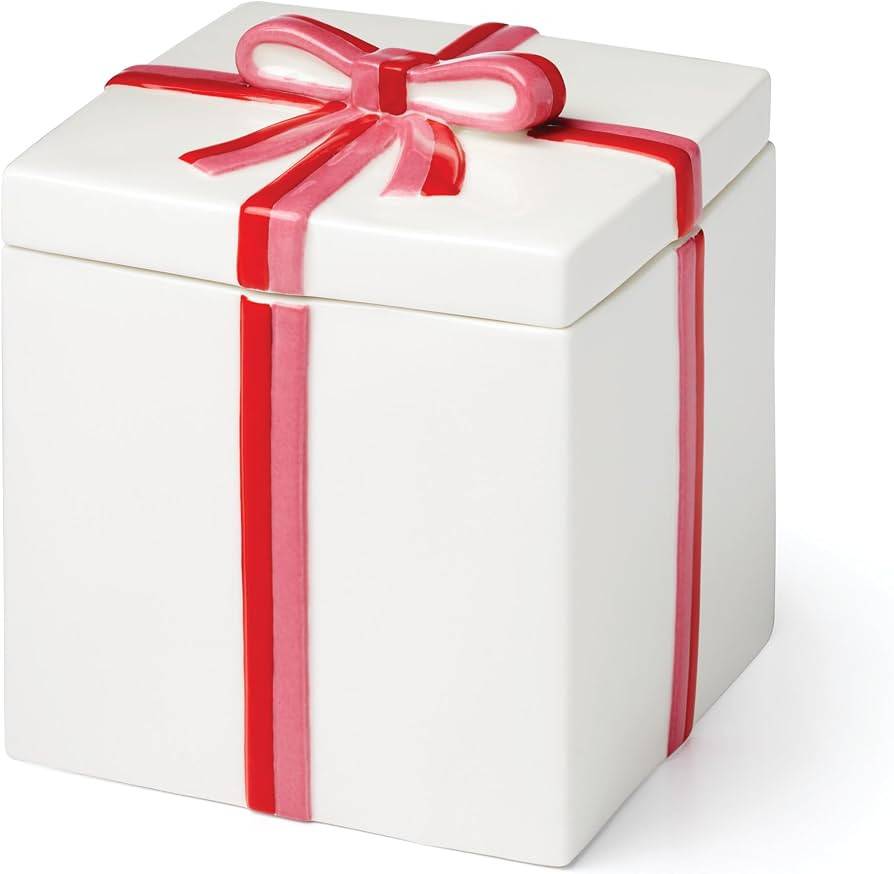 Kate Spade 895361 Be Jolly Present Treat Jar | Amazon (US)