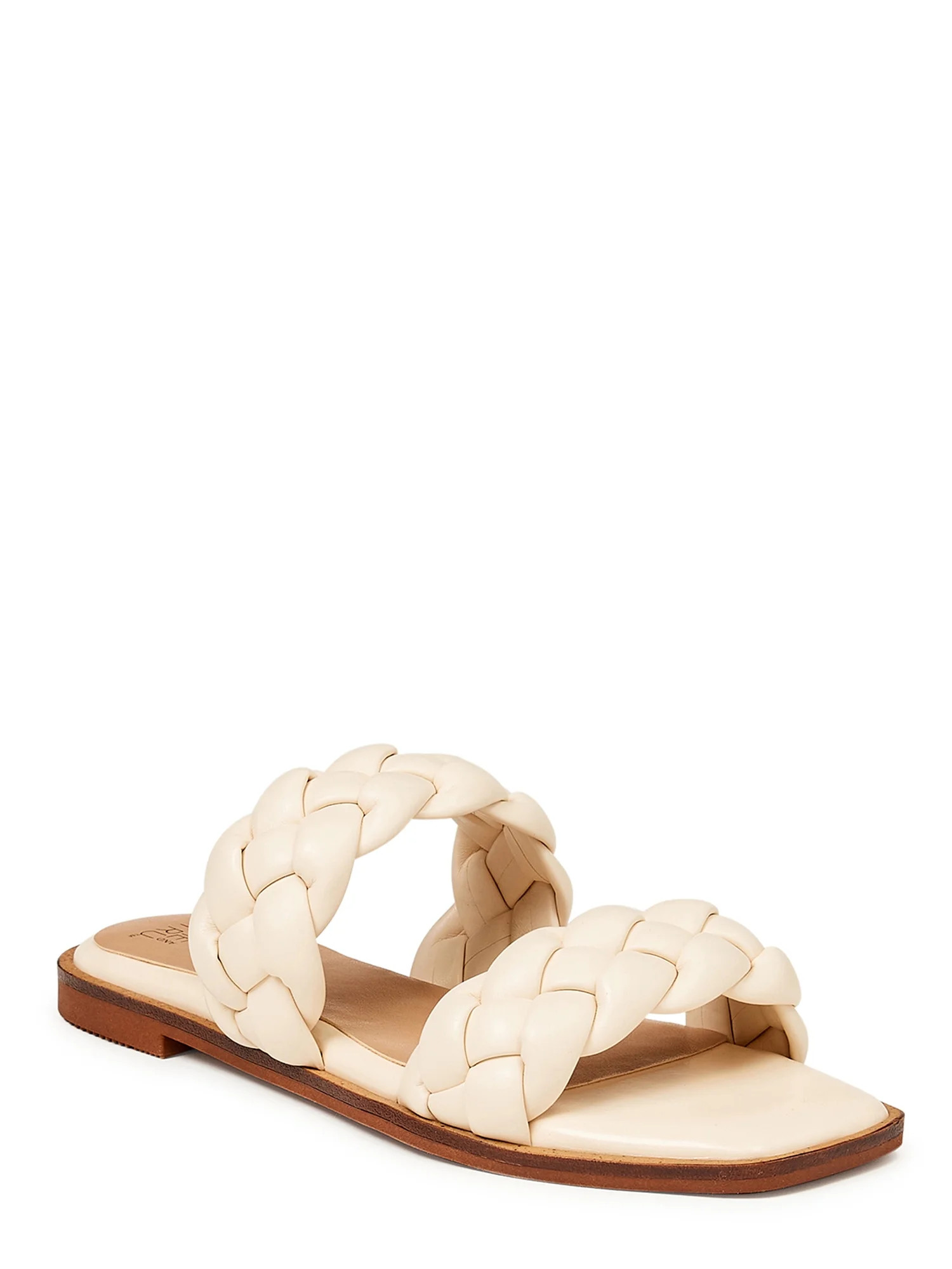 Time and Tru Women's Braided Two Band Sandals | Walmart (US)