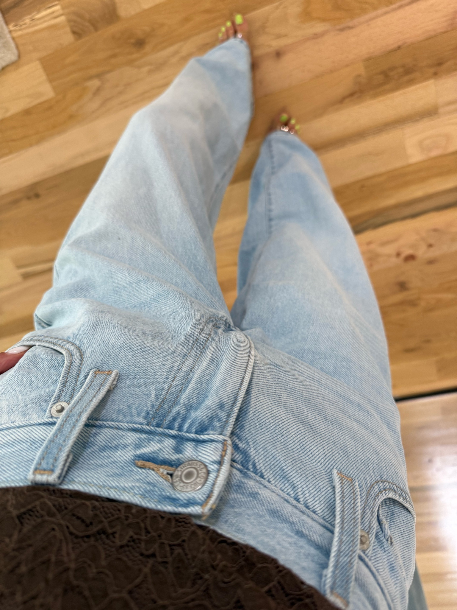 Adjustable waist jeans size 23 on sale