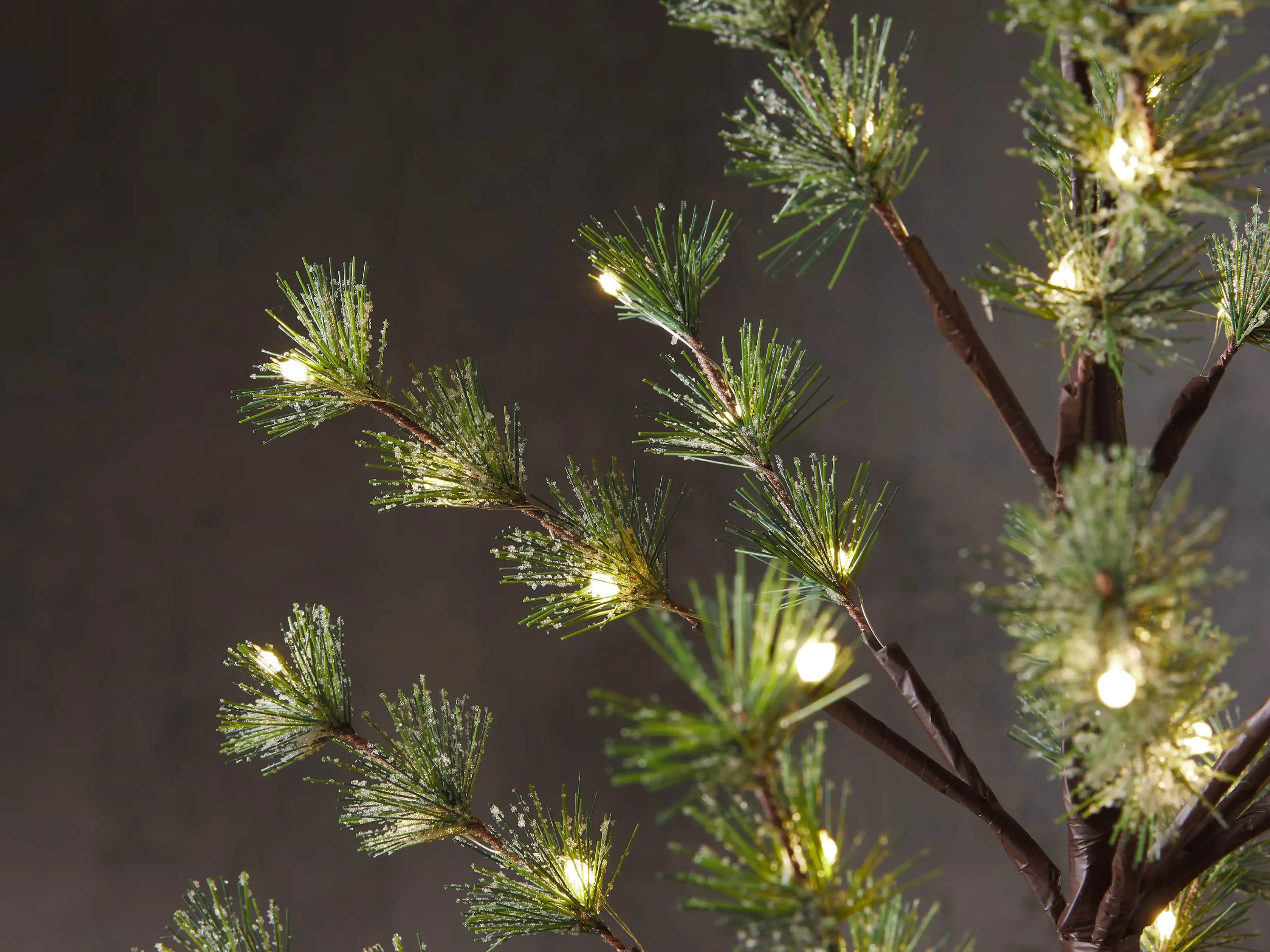 Iced Ming Faux Pine Tree | Arhaus