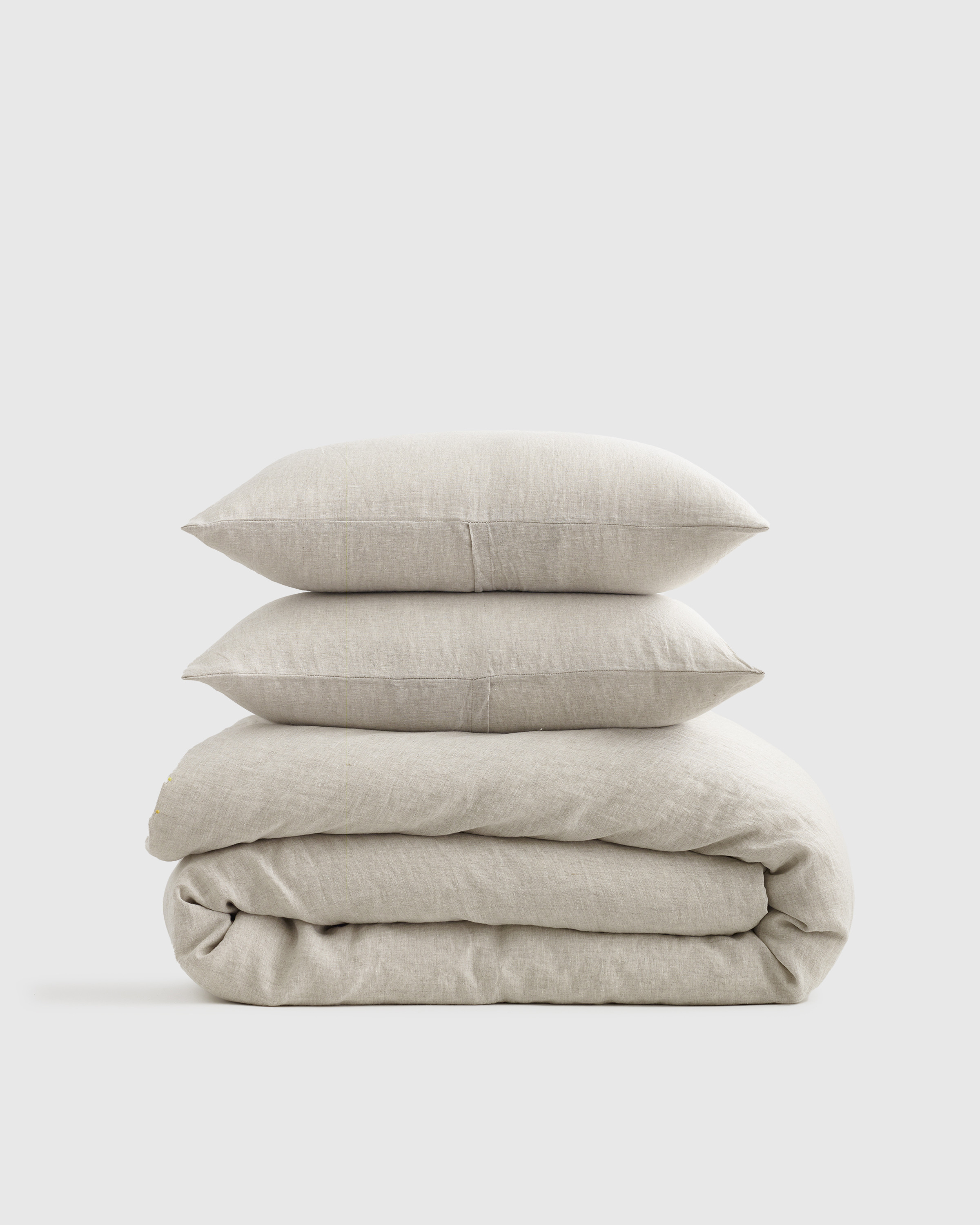 European Linen Chambray Duvet Cover Set in Natural | Quince