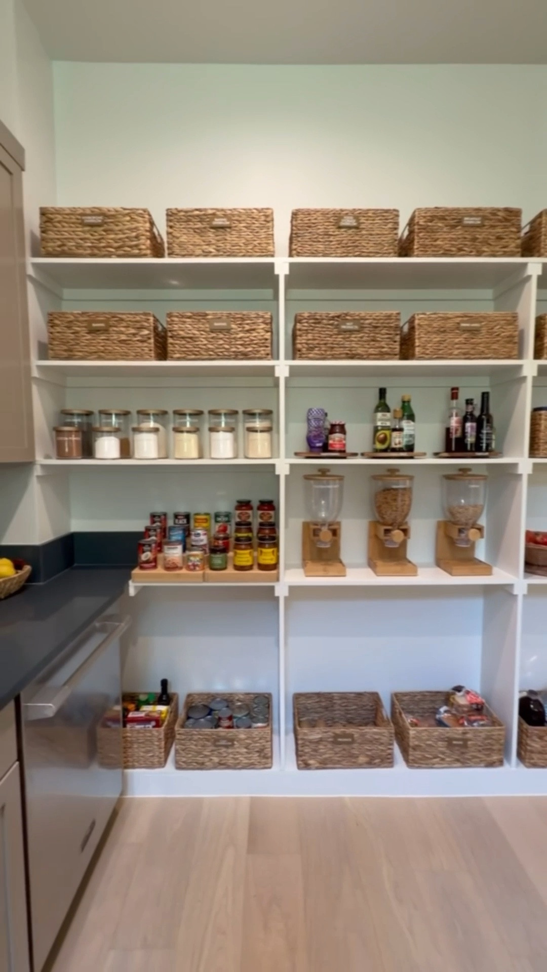 This pantry showcases the things dreams are made of! Gorgeous product from The Container Store, Target, and Amazon make this space functional and aesthetically pleasing for this active family!

#LTKmomlife #LTKKids #LTKHome