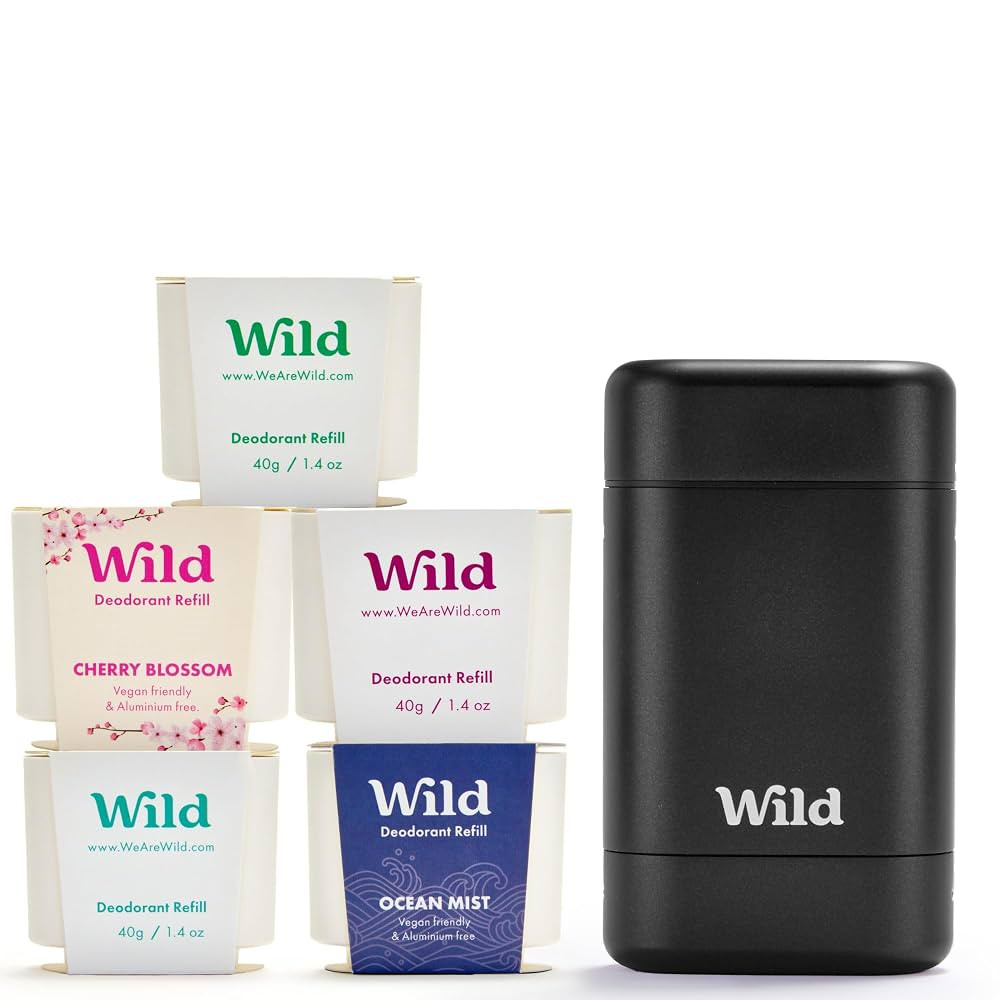Wild - The Full Monty Starter Kit - Black Case with Refills in a Variety of Fresh Scents 5 x 1.4o... | Amazon (US)