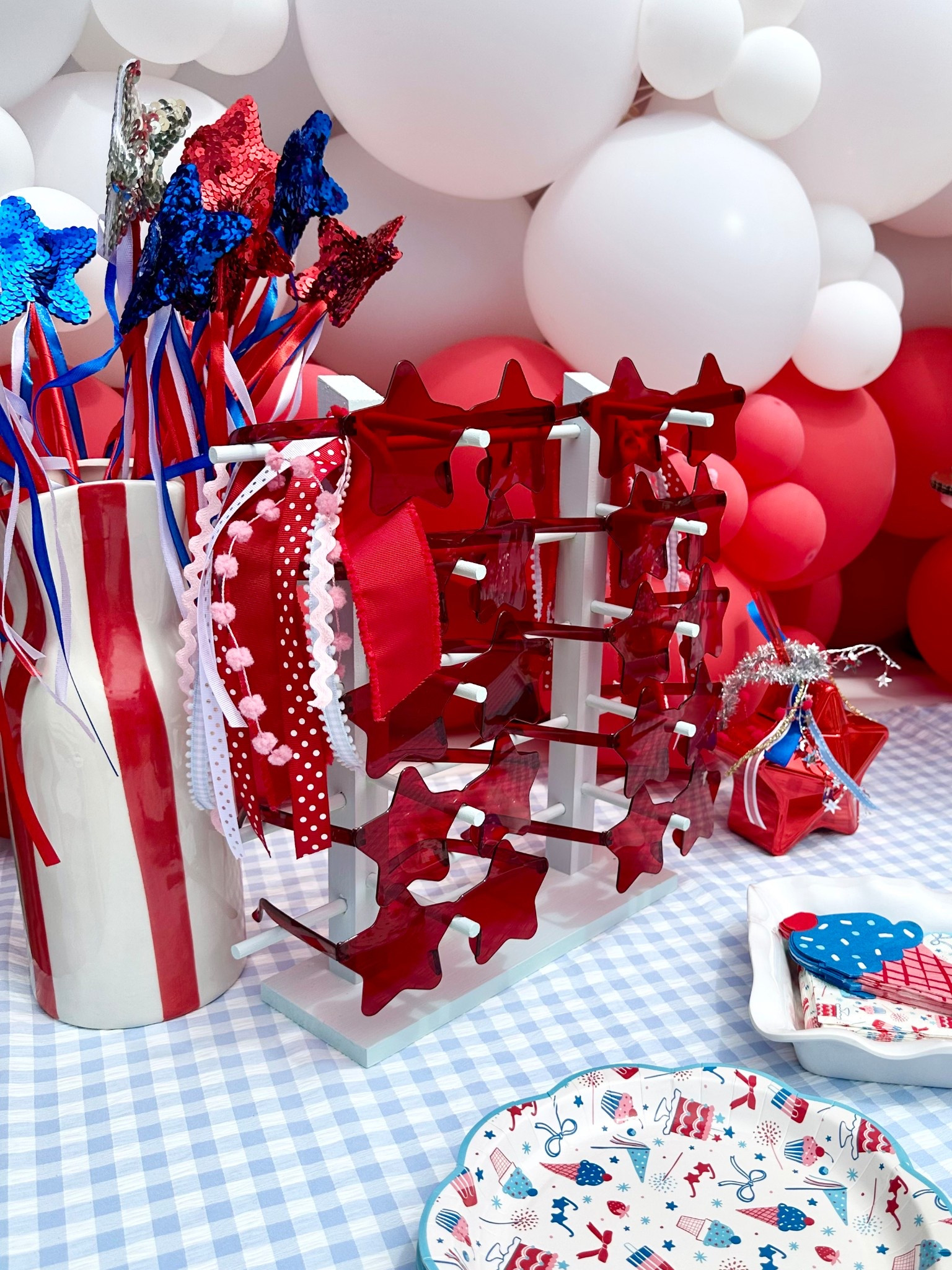 Party favor details for the cutest RED, WHITE & TWO birthday pool party! 🇺🇸

#birthdaypartyideas #4thofjuly #july4th #childrensparty #2ndbirthday 

#LTKParties #LTKKids #LTKSeasonal
