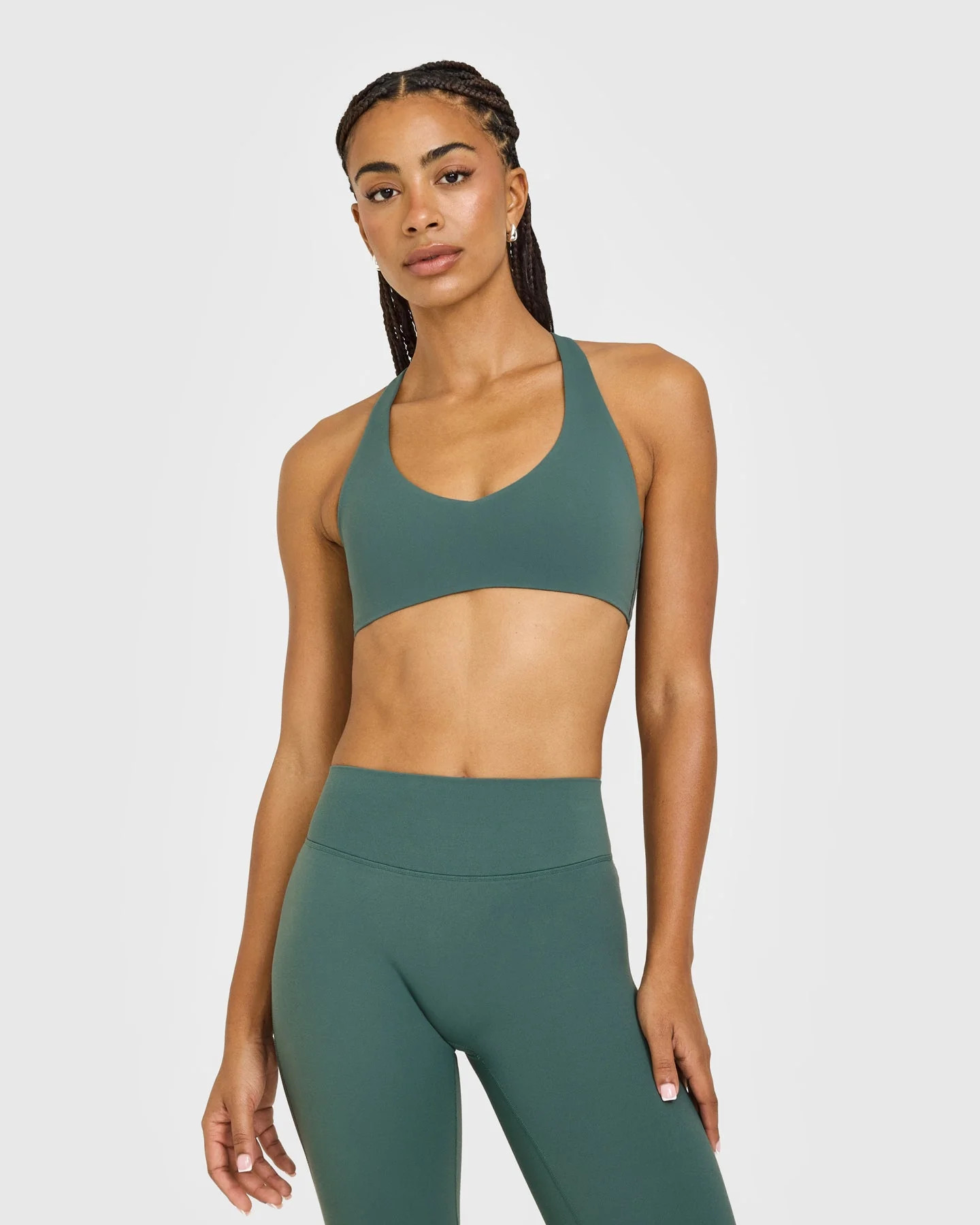SoftMotion™ Bralette with White Logo 
 Iced Green | Oner Active (UK / US)
