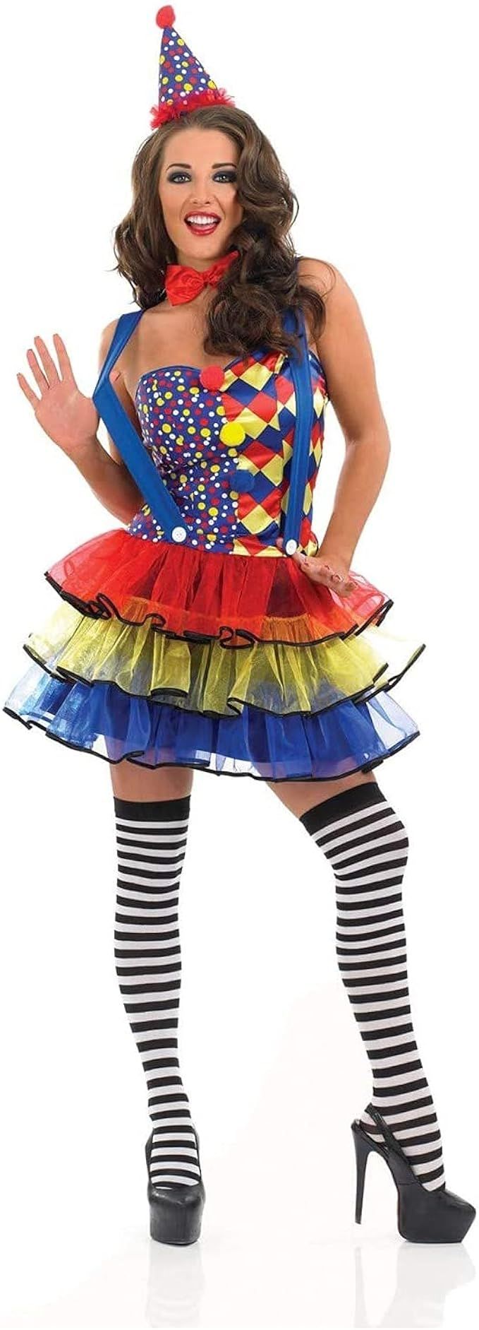 fun shack Clown Fancy Dress Women, Women Clown Costume, Clown Costumes for Women, Clown Womens Co... | Amazon (US)