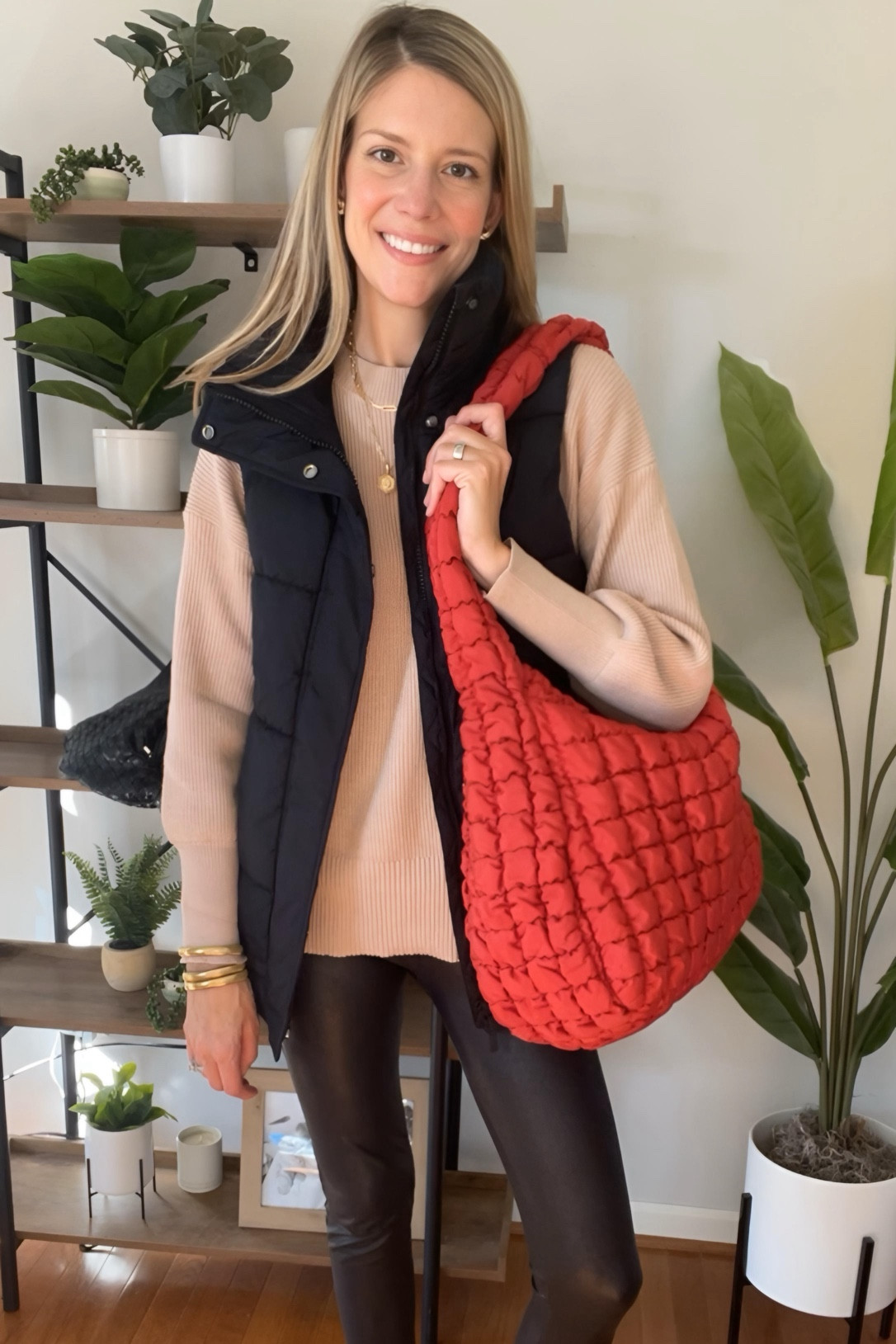 Easy, comfy fall outfit perfect for any occasion! ❤️

These faux leather leggings are under $15 and my FP look alike bag is only $25!

#affordablefinds #momstyle #styleover30 #tops #amazonfinds #commissionablelink #styleinspiration #amazonaffiliateprogram #ltk #comfy #sweaterweather #leggings #sneakers #ootd #outfitoftheday #amazonfashion #targetstyle #targetfashion #targetpartner #walmartfashion

#LTKFindsUnder50 #LTKSaleAlert