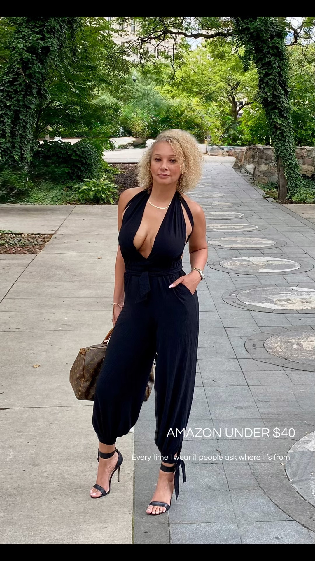 Amazon Black Romper Outfit | Date Night Look | Vacation Outfit | Under $40 Amazon Fashion

I’ve worn and restyled this romper for years and it is still one of my favorite Amazon finds. One of those pieces that somehow never gets old and always makes it back into my suitcase.  

Comfortable, lightweight but still quality, wrinkle-free, machine washable, and yes… it has pockets. The straps allow you to adjust the top for more or less coverage, it snatches my waist perfectly, and it’s one of those outfits that instantly looks put together without even trying.  

If you’re a girl who always gravitates back to black in your wardrobe, here’s your sexy date night romper. Timeless, flattering, easy to restyle, and somehow works for vacations, dinners, concerts, girls nights, and date nights.  

Every single time I wear this people stop me to tell me how good I look in it and ask where it’s from. And I’m always like… “It’s Amazon. It’s under $40. Go get you one.” 😂 Now I can just say, “Here’s my LTK.”  

#LTKStyle #LTKFinds #AmazonFashion #AmazonStyle #BlackRomper #DateNightOutfit #VacationStyle #GirlsNightOut #AmazonFavorites #MinimalStyle #MonochromeStyle #TimelessStyle #Over40Style #ResortWear #EffortlessStyle #BlackOutfitIdeas

#LTKTall #LTKOver40 #LTKootd