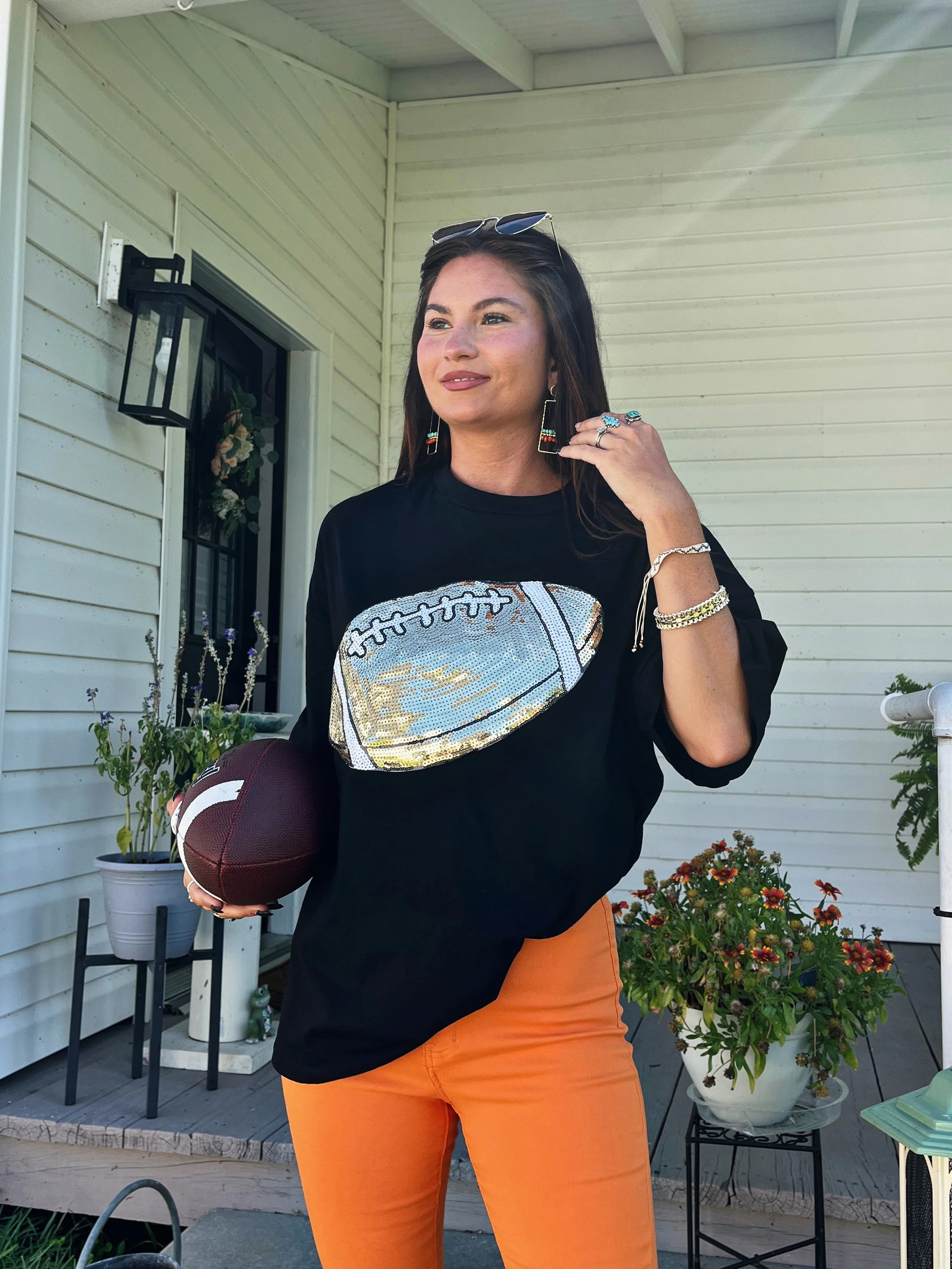 Glitzed-Up Game Day Tee | Willow Boutique