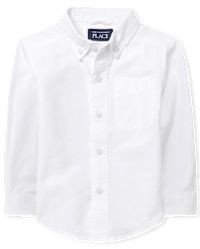 Toddler Boys Long Sleeve Oxford Button Down Shirt | The Children's Place | The Children's Place