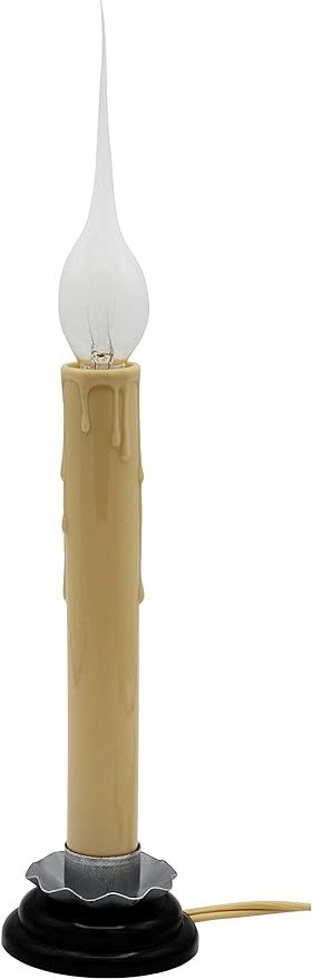 Creative Hobbies 7 Inch Electric Rustic Country Candle Lamp with On/Off Switch, 5 Foot Ivory Cord... | Amazon (US)
