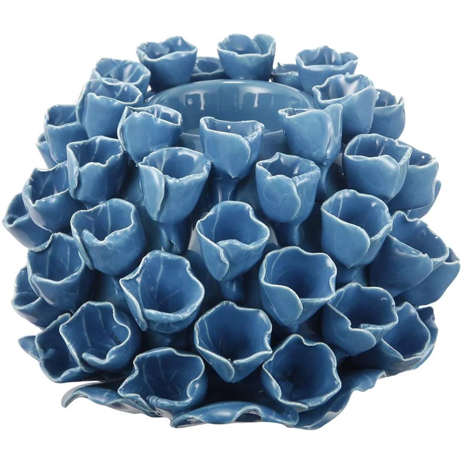 A&B Home Open Coral Candle Holder-Color:Blue,Style:Coastal | Walmart (US)