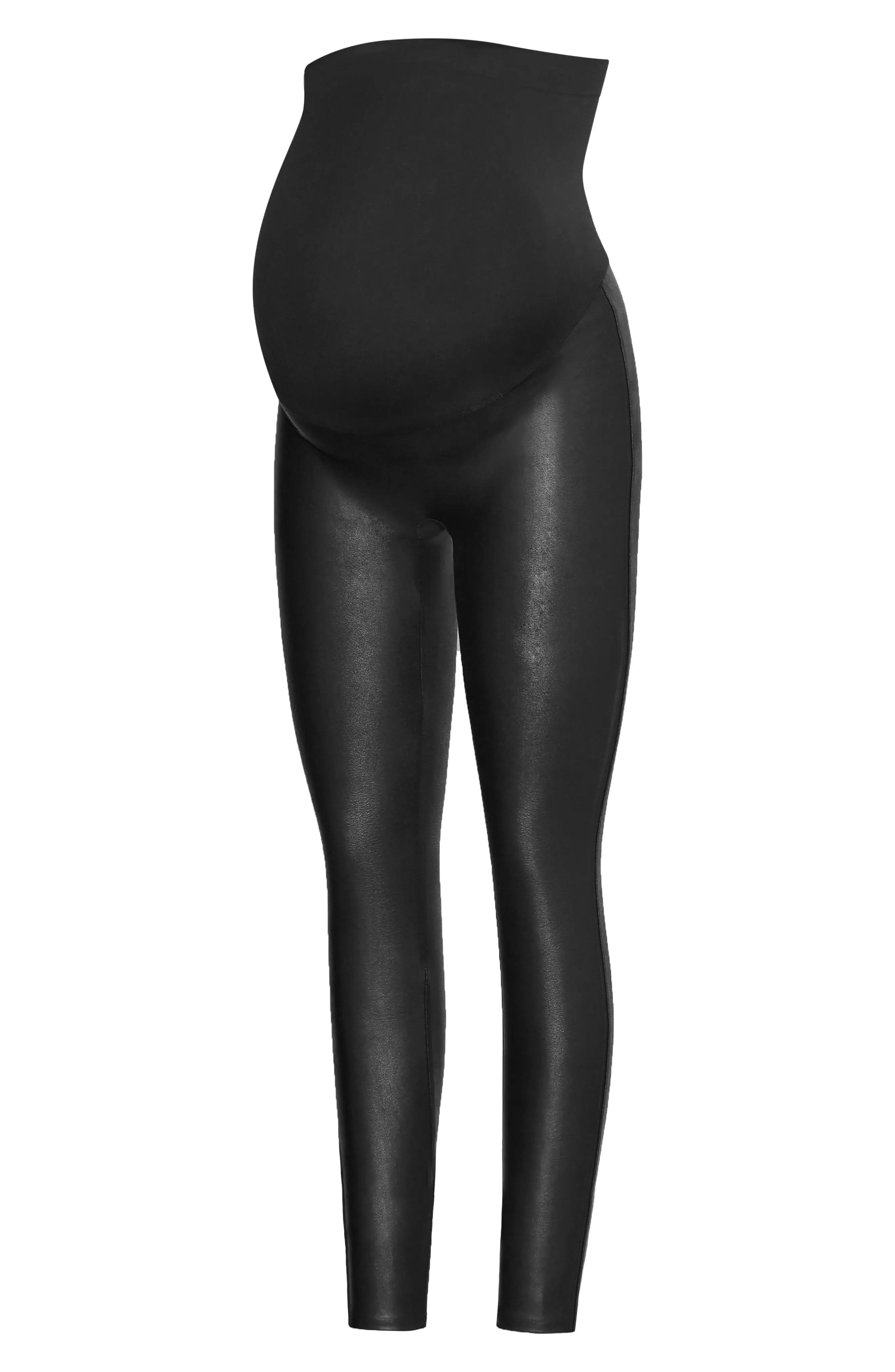 SPANX® Mama Faux Leather Maternity Leggings | Nordstrom