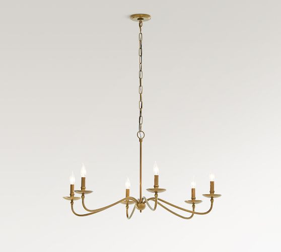 Lucca Iron Chandelier (38"-50") | Pottery Barn (US)