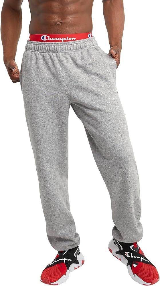 Champion Sweatpants, Powerblend, Relaxed Bottom Pants for Men (Reg. Or Big & Tall) | Amazon (US)