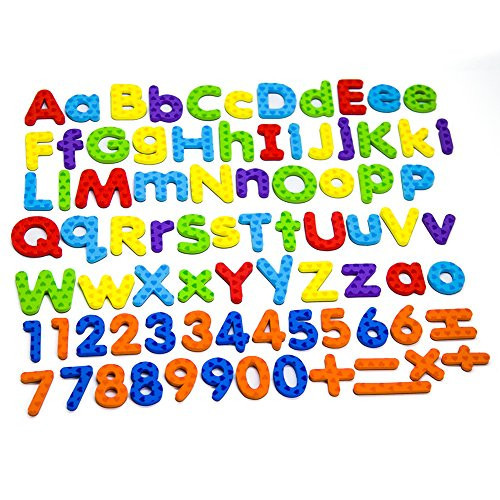 Magnetic Letters and Numbers for Classroom Educating Kids in Fun -Educational Alphabet Refrigerator Magnets Building Preschool Toddler Spelling and Learning Rfidge Magnets-112 Pieces | Amazon (US)