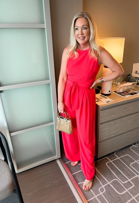 Found a few similar options for my coral jumpsuit from our cruise. 

#LTKtravel #LTKfindsunder100 #LTKover40