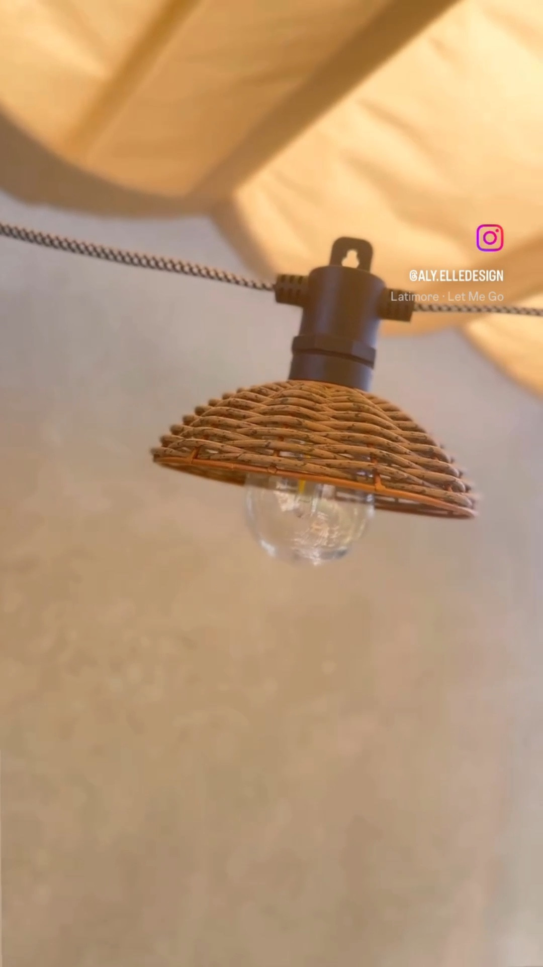 In just a few minutes, my patio went from basic to beautiful! Obsessed with these rattan and black string lights. Under $15 —easy, chic, and oh-so-affordable!

#LTKSeasonal #LTKHome #LTKSummerEdit