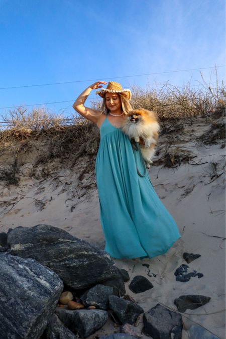 Easy pretty maxi dress you need this summer✨

#maxidress #summeroutfit #hat #coastal #sundress #sunhat #dress 



#LTKSeasonal #LTKFindsUnder100 #LTKStyleTip