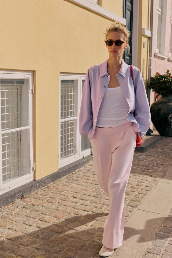 PLEATED CHINO PANTS | Zara US