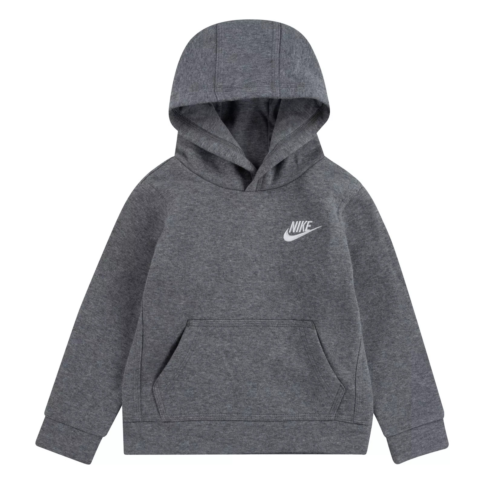 Toddler Boy Nike Futura Embroidered Fleece Hoodie, Toddler Boy's, Size: 2T, Silver | Kohl's