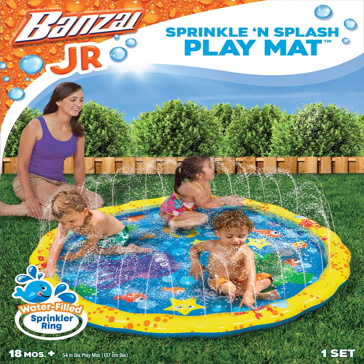 Banzai Jr. Sprinkle N' Splash 54'' Play Mat | Kohl's