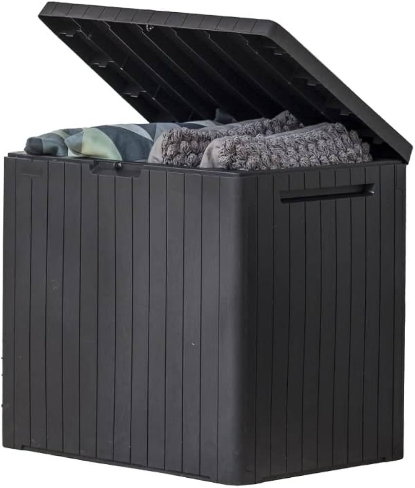 Keter City 30 Gallon Resin Deck Box for Patio Furniture, Pool Accessories, and Storage for Outdoo... | Amazon (US)