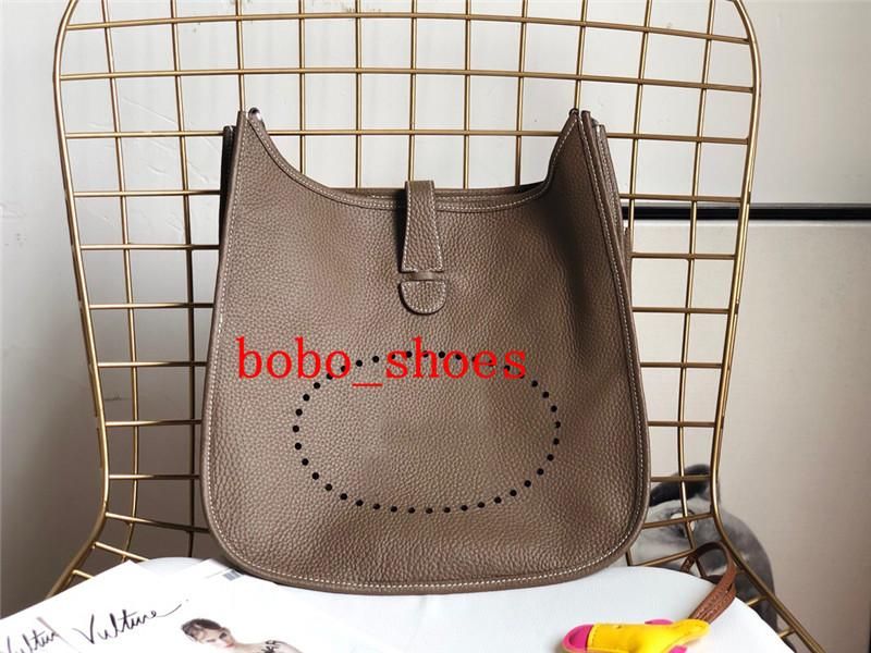 Cowhide leather designer handbags womens designer luxury purses leather handbag shoulder bag wome... | DHGate