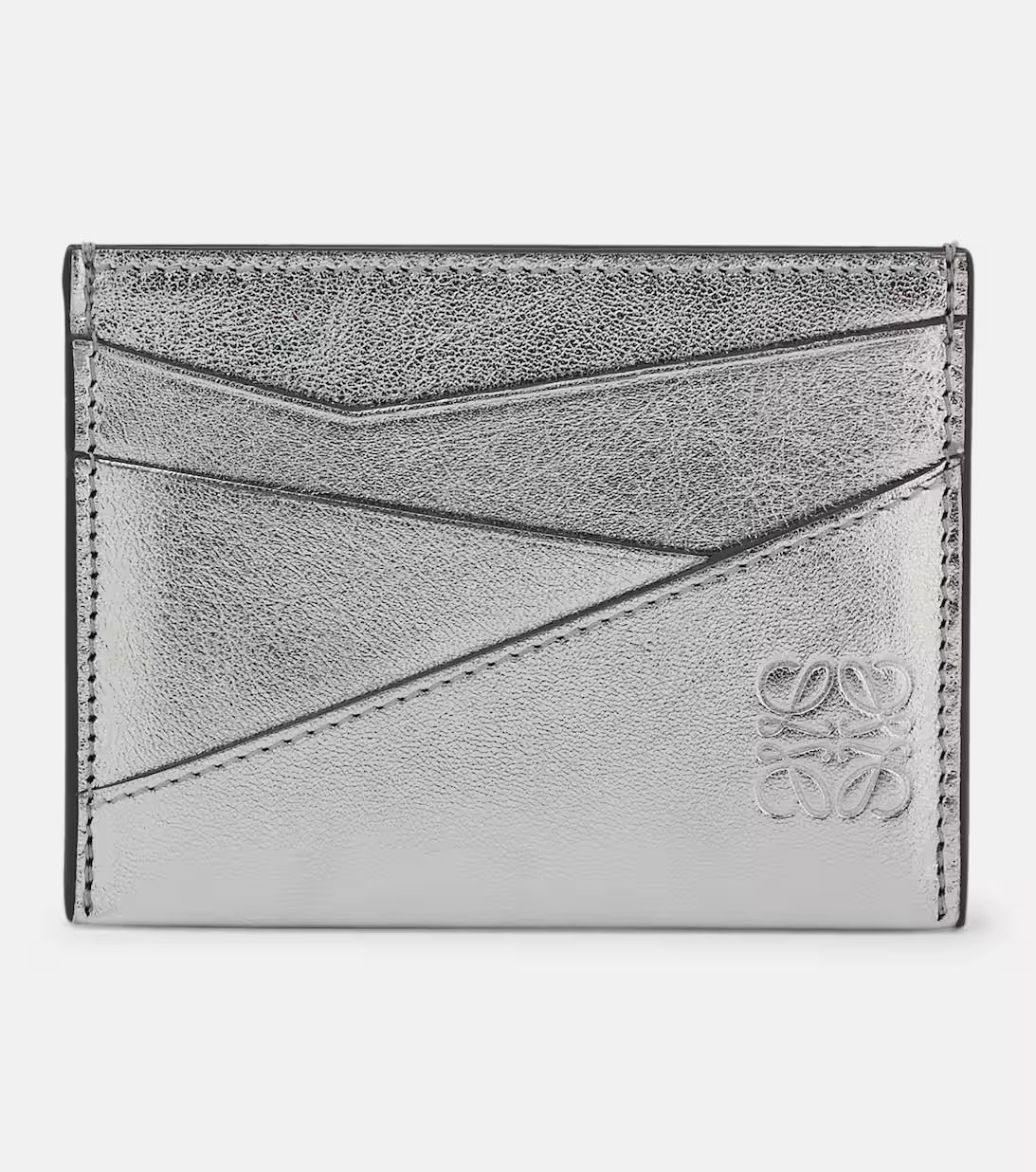 Puzzle metallic leather card holder | Mytheresa (US/CA)