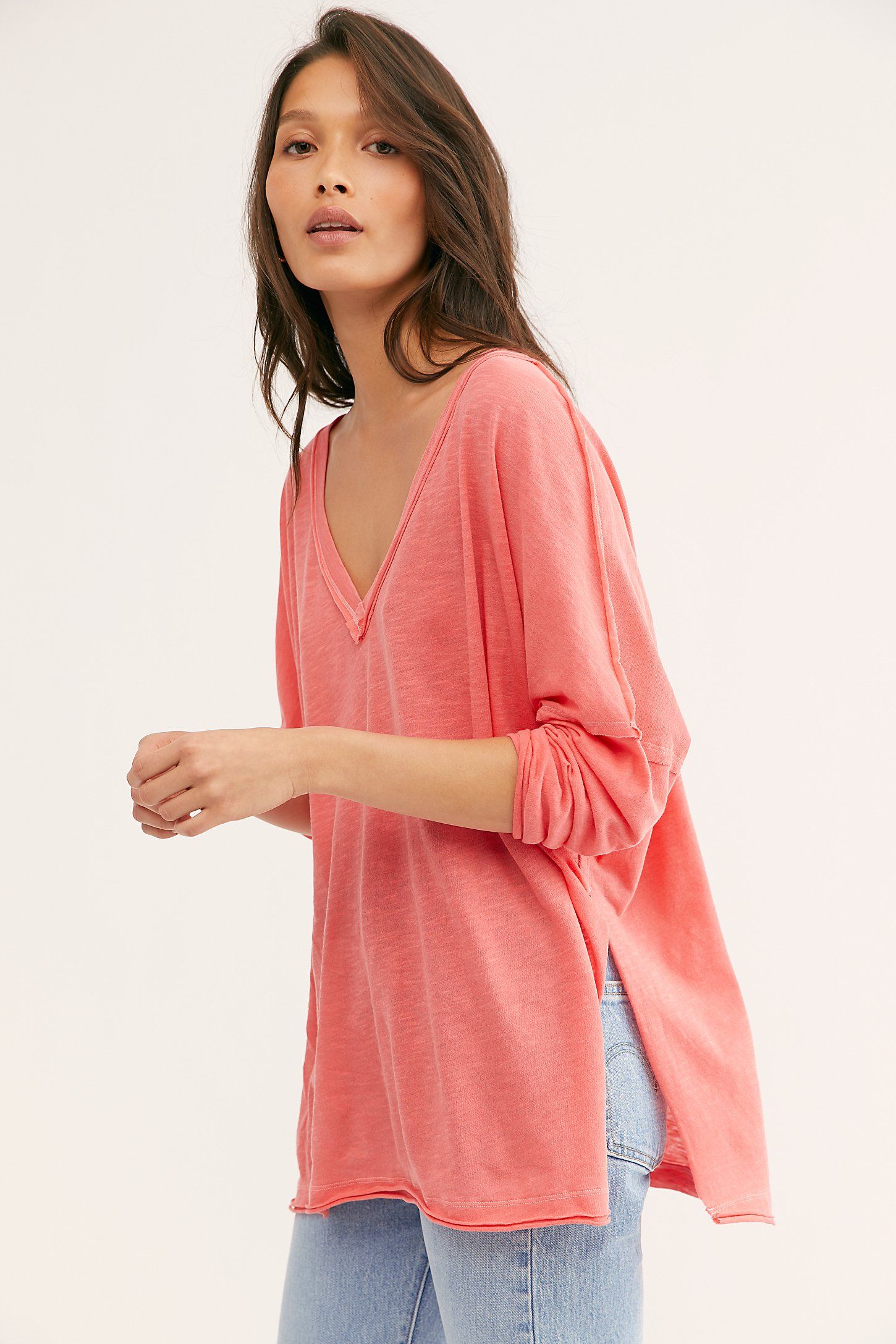 We The Free On My Mind V-Neck Top | Free People (Global - UK&FR Excluded)