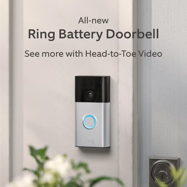 Ring Starter Set with Battery Doorbell and Indoor Cam | Lowe's
