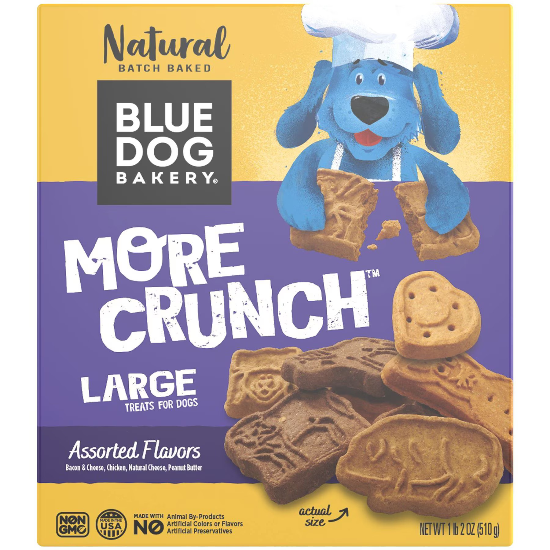Blue Dog Bakery More Crunch Assorted Flavors Dog Treats, 18-oz box | Chewy