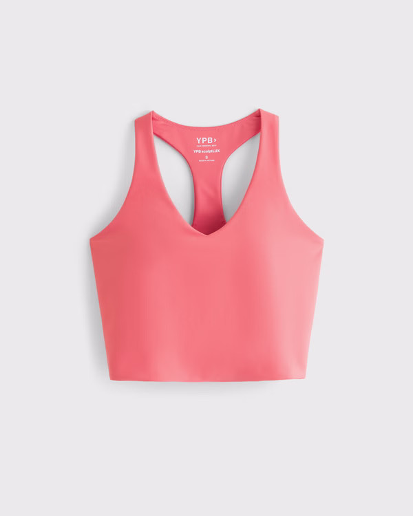 YPB sculptLUX Racerback V-Neck Tank | Abercrombie & Fitch (US)