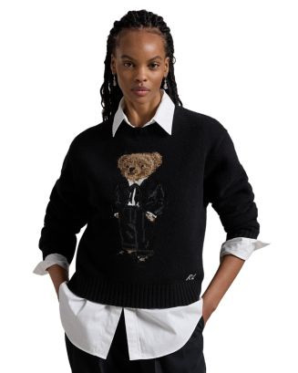 Ralph Lauren Tuxedo Polo Bear Crewneck Sweater  | Bloomingdale's Women | Bloomingdale's (US)