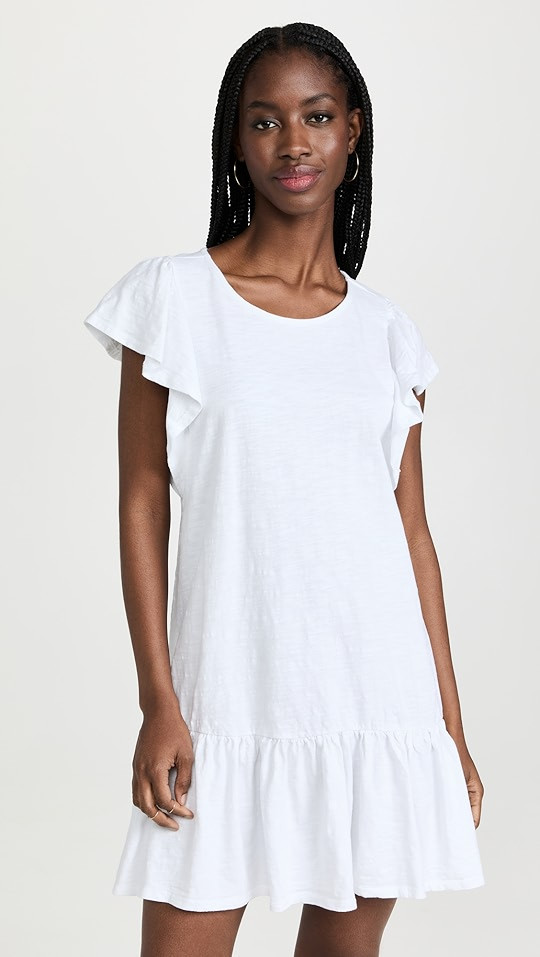 Flutter Slub Jersey Dress | Shopbop