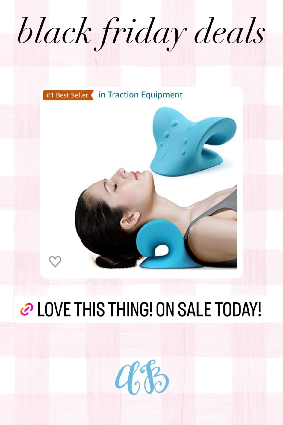 Neck pain relief, traction, practical gift. On sale today! 

#LTKGiftGuide #LTKsalealert #LTKCyberweek