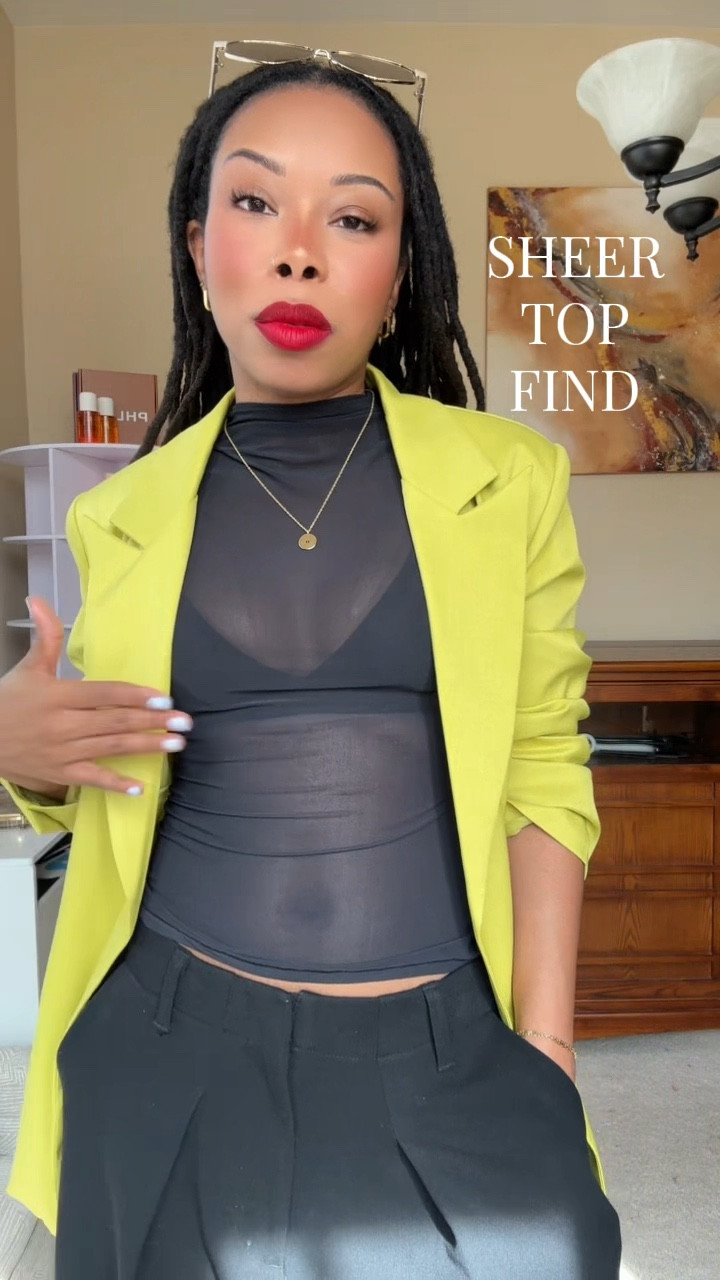 This sheer top from inlyric is one of my absolute favs 😍🔥. 
Shorts are KBB by Kahlana and jacket is Uoozee. 

#LTKootd #LTKgrwm #LTKPetite