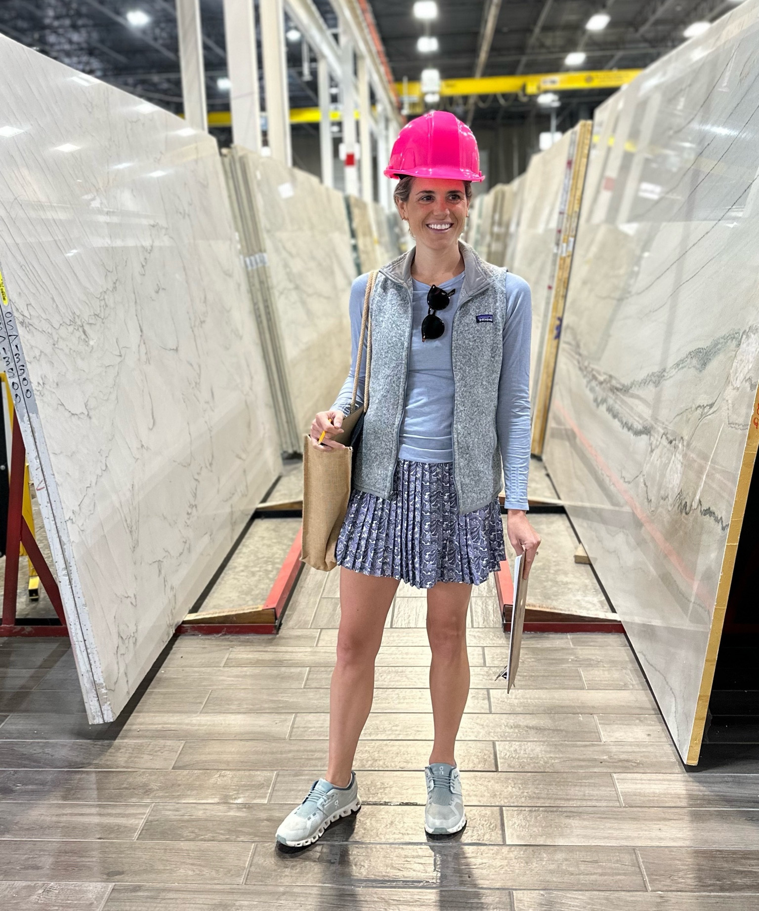 Countertop shopping in my Tuckernuck tennis skirt and favorite Patagonia vest! My onCloud shoes continue to be my go to for running errands. 

#tuckernuck #patagonia #oncloud #tennisskirt

#LTKstyletip #LTKsalealert #LTKfindsunder50