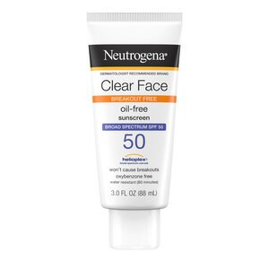 Neutrogena Clear Face Liquid-Lotion Sunblock Break-Out Free, SPF 50 | CVS Health