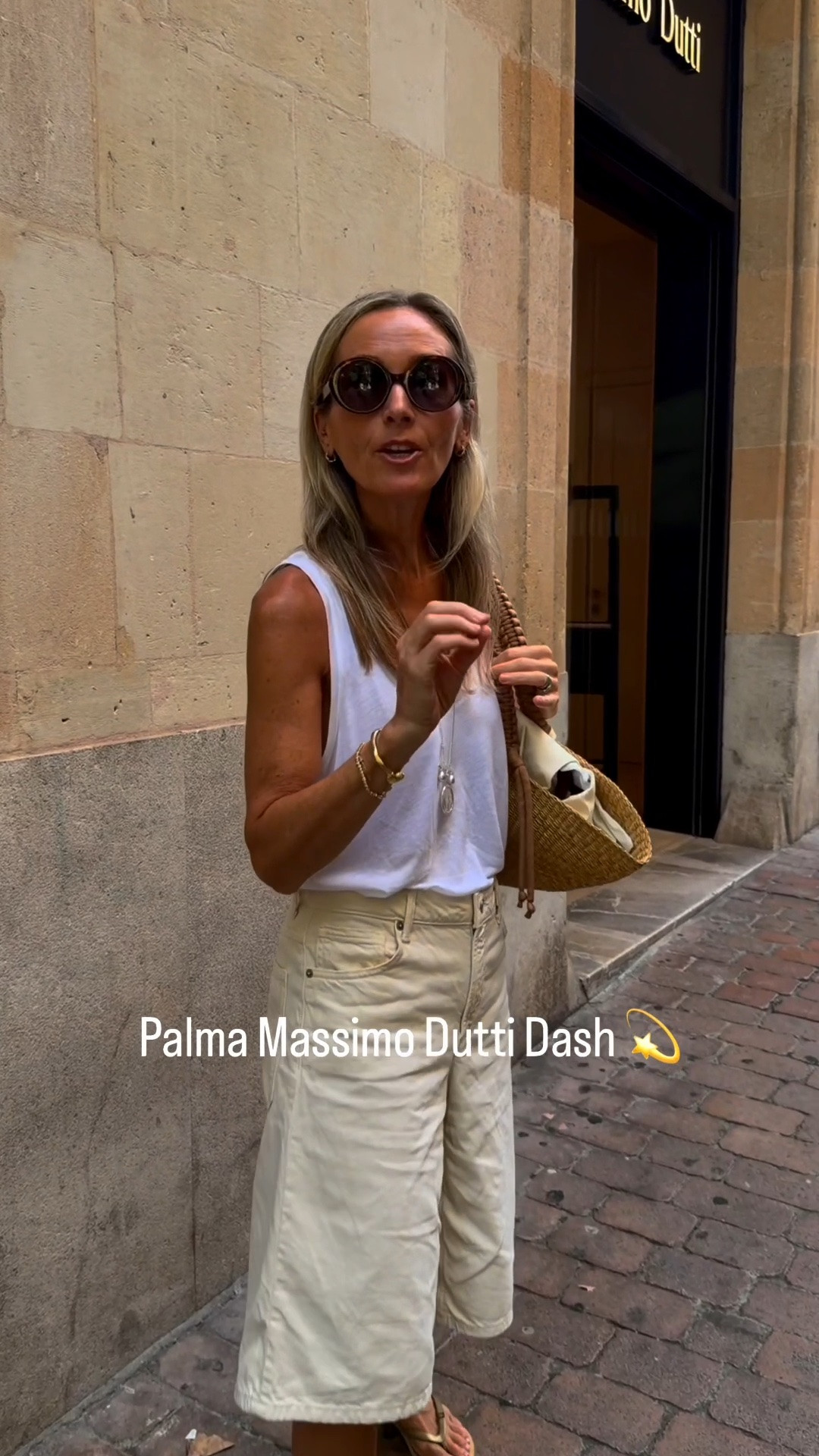 Massimo Haul In Palma - sadly leather jacket not quite online yet but I will keep an eye out. 
Brown top - small - trousers - 8.
Leather jacket medium, dress small, white linen ribbon button detail top - small, trousers 8, red top small linen trousers 8.