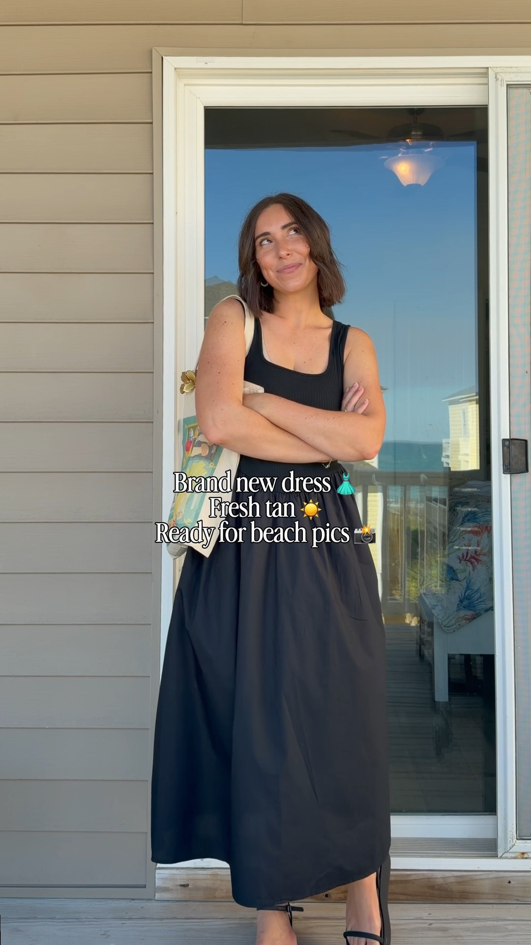 Target style - black drop waist tank top dress, so elevated! Mom-approved and SO flattering. Wore this for family beach pictures! Wearing a Medium! Crocs Miami platform sandals (in the color black), soo comfy! Wearing my true size 9. 

I’m 5’8” 145lbs, true size M

Beach outfit transition. Comfy set, no makeup, tired mom to comfy-cute dress from Target.

#LTKmomlife #LTKgrwm #LTKootd