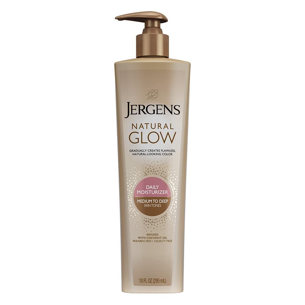 Jergens Natural Glow 3-Day Self Tanner Lotion, Sunless Tanning Daily Moisturizer, for Medium to Deep | Amazon (US)