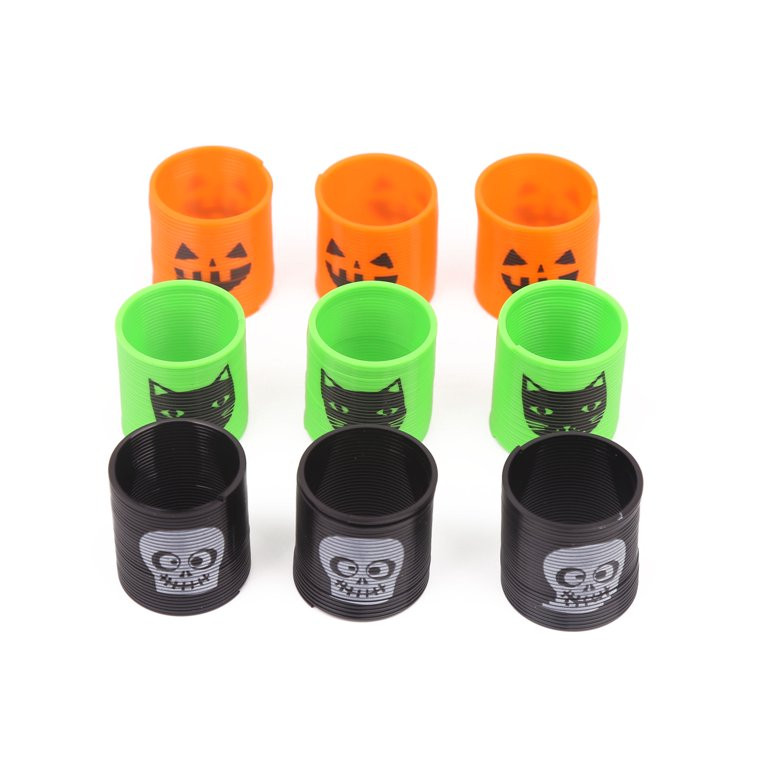 Halloween Springs Party Favors, Multicolor, Plastic, 9 Count, by Way to Celebrate | Walmart (US)