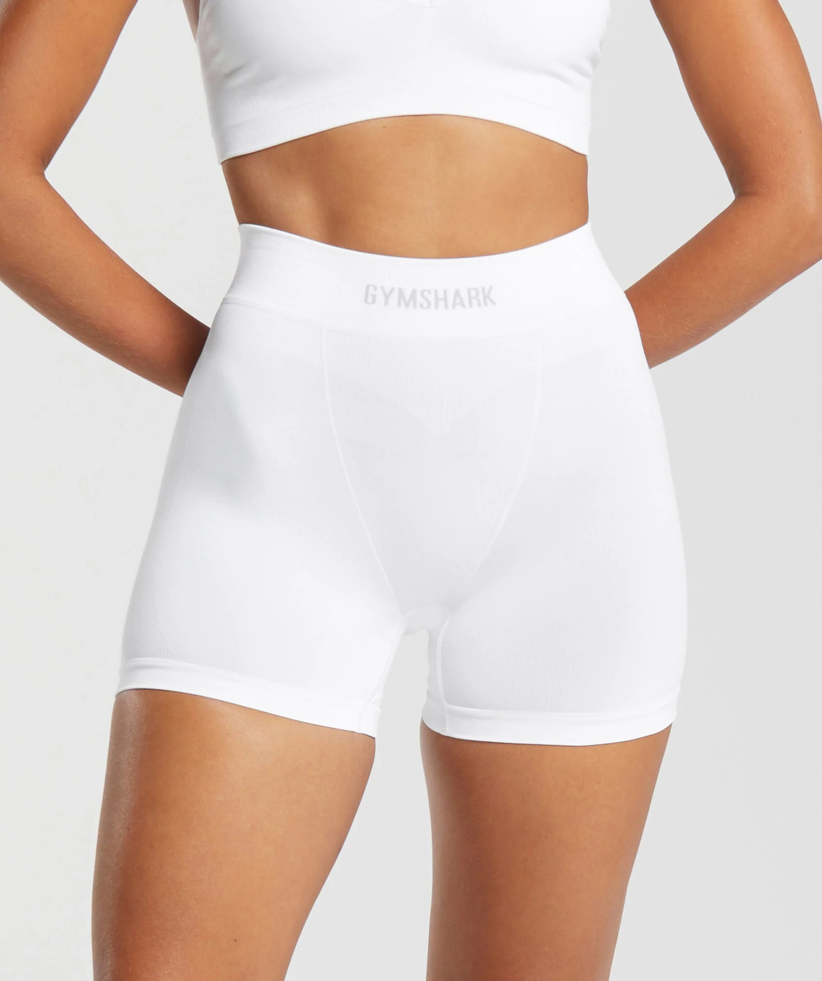 Gymshark Seamless Boxers - White | Gymshark CA